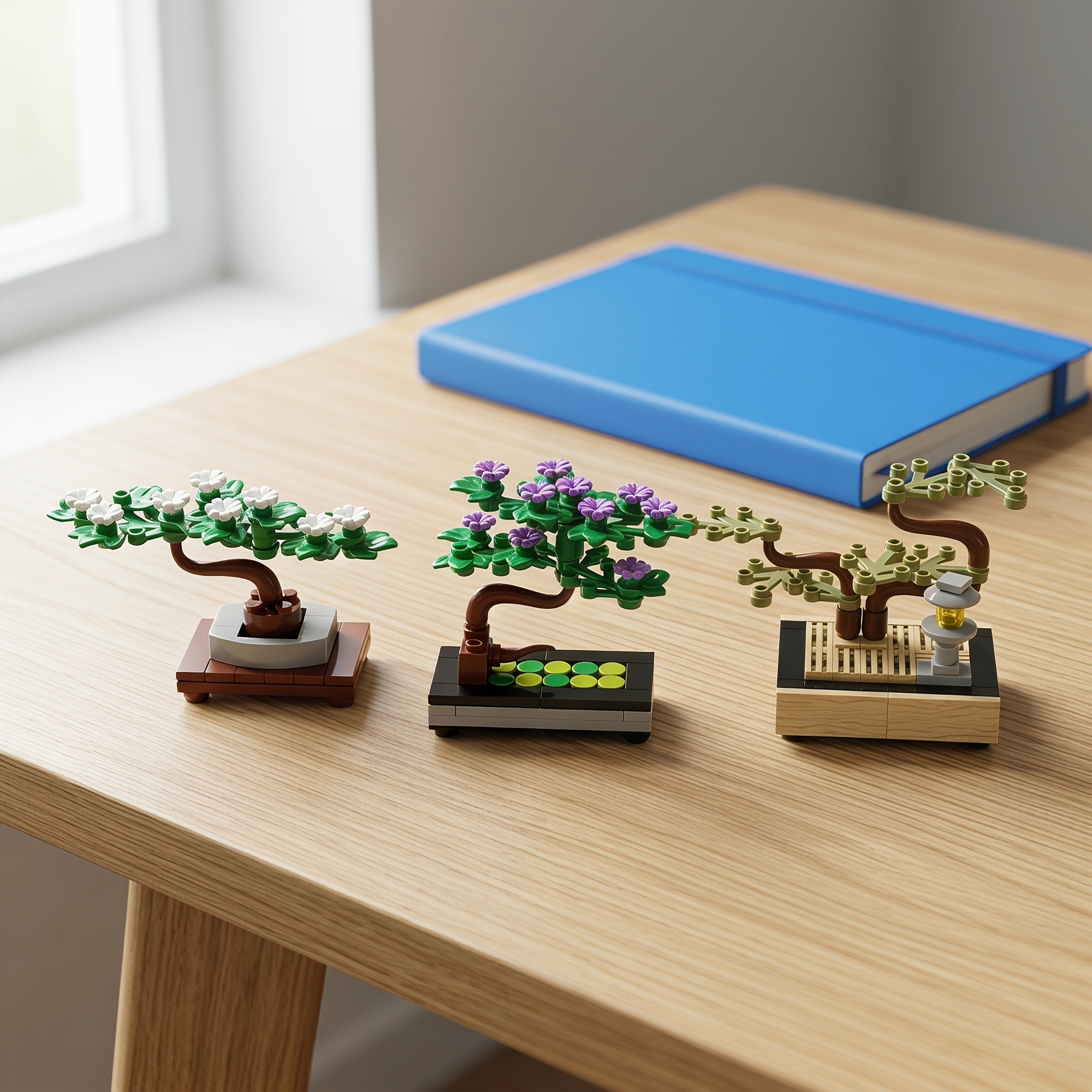 Small Potted Plants Building Blocks Toys, Gardening Decor
